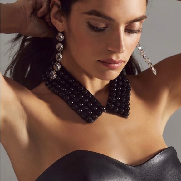- Maeuve Beaded Black Chocker NWT - Picture 4 of 5